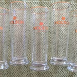 Molson beer glasses.